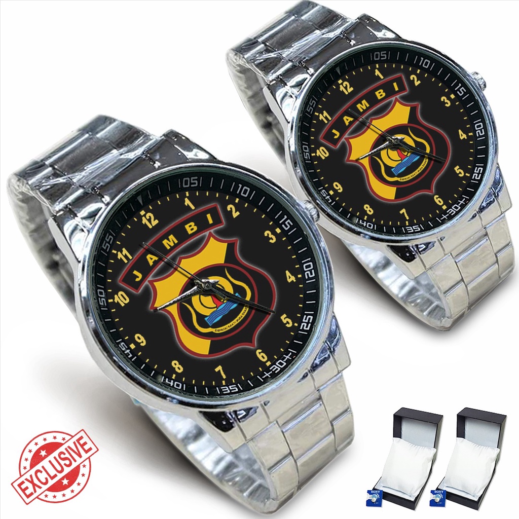 Jam Tangan Rantai Couple POLDA JAMBI (Keren)