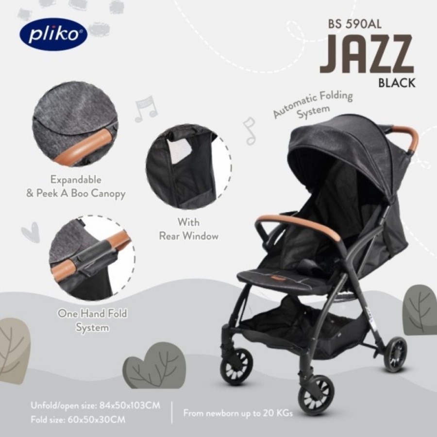 Stroller Pliko Jazz 590AL Kereta Bayi Pliko Jazz