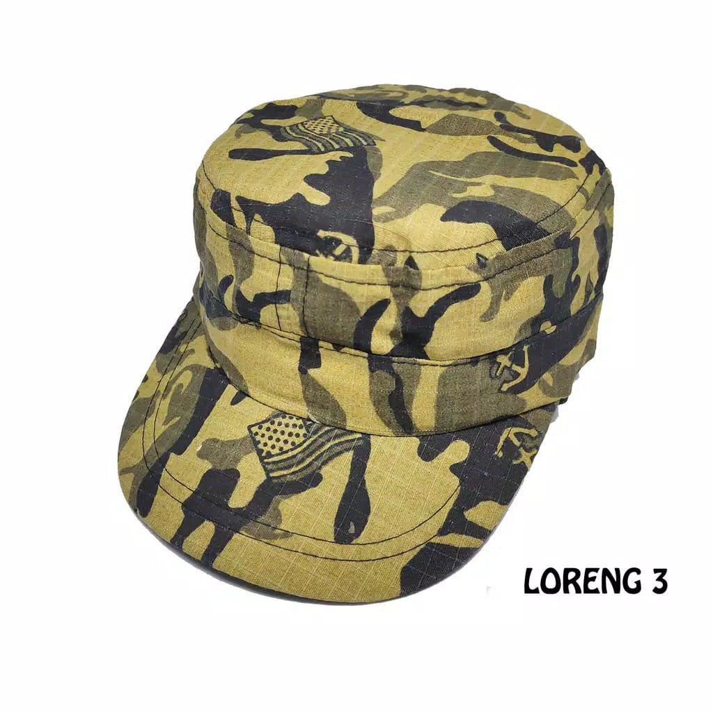 COD Topi komando Anak loreng / topi anak