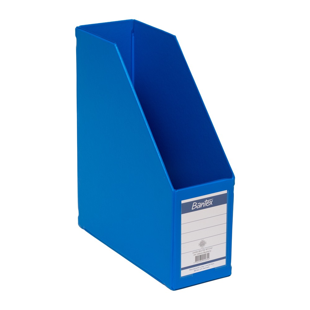 

Bantex Magazine File (Box File) A4 10cm Blueberry 4012 62