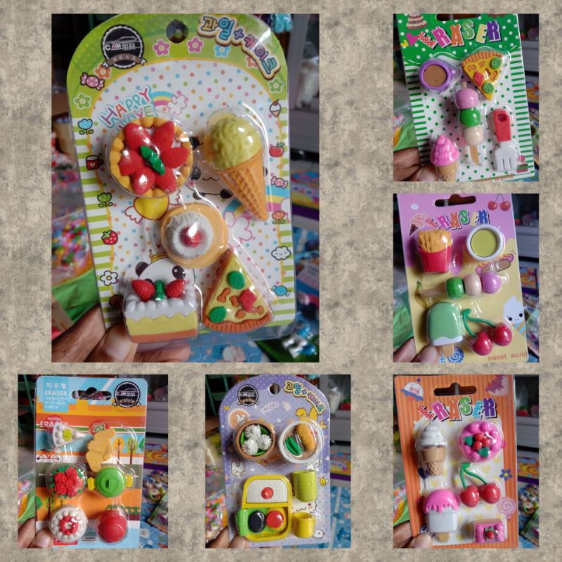 

Penghapus Unik Eraser Setip Bentuk Buah Sayur