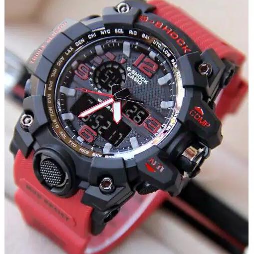 G-Shock Casio Mudmaster GWG1000 Full Merah Red jam tangan digital pria & anak –BSD.11Au22ᶻ