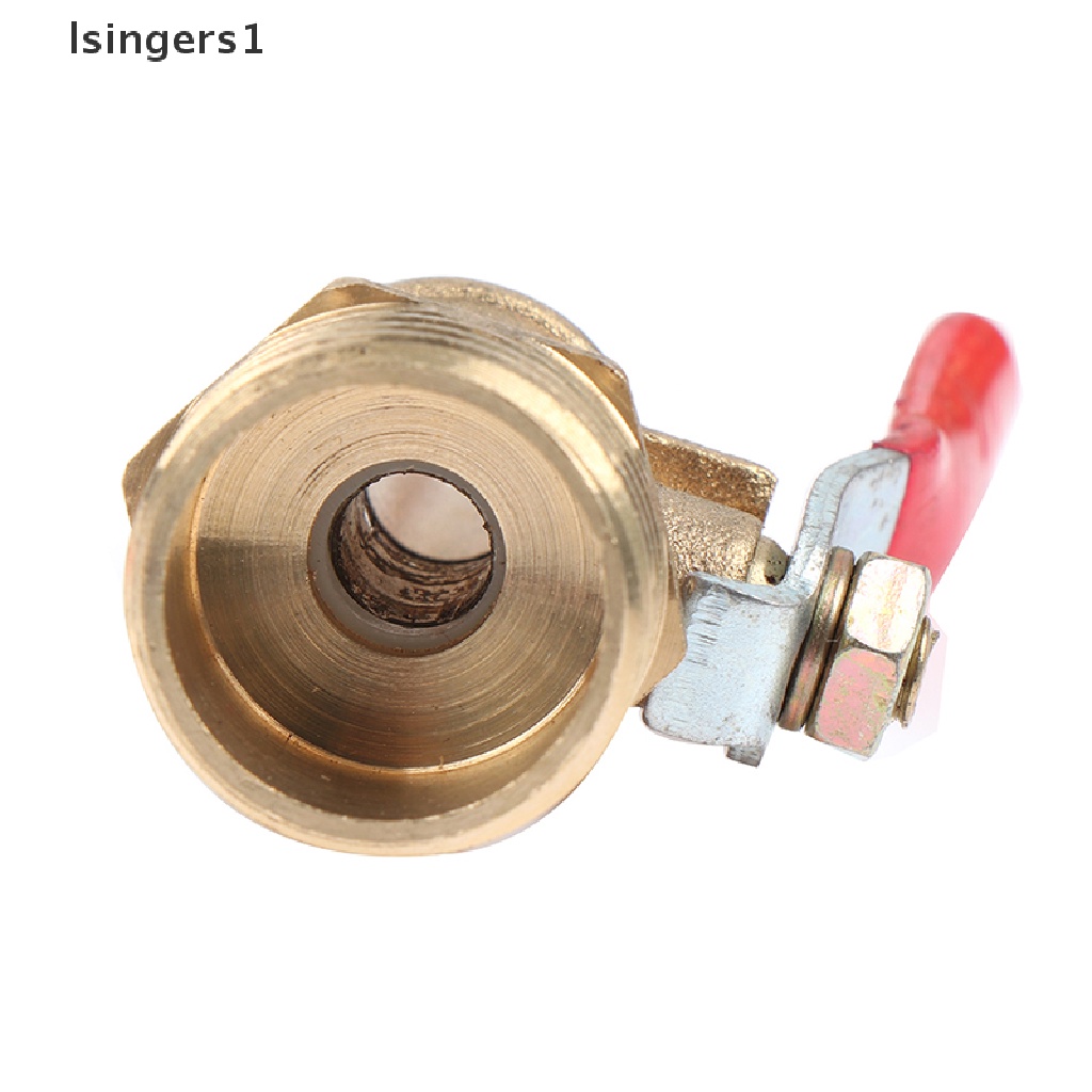 (lsingers1) Adapter Konektor Katup Bola Kuningan Male 1 / 4 &quot;3 / 8&quot; 1 / 2 &quot;BSP