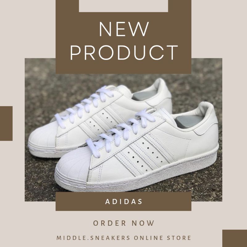 Adidas Superstar 80s - Full White