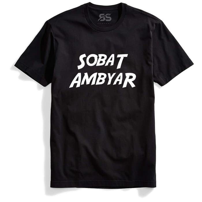  KAOS  SOBAT AMBYAR BIG  SIZE  M L XL 2XL 3XL 4XL 5XL Shopee 