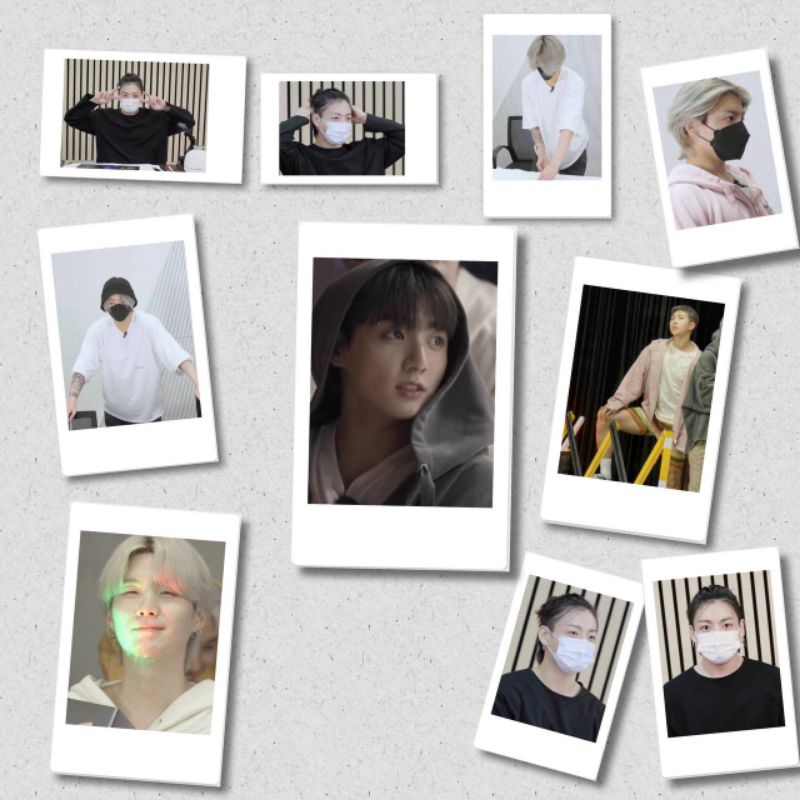 ARTIST MADE COLLECTION JK - MAKING LOG JUNGKOOK - POLAROID BTS - JEON JUNGKOOK - POLAROID JUNGKOOK B