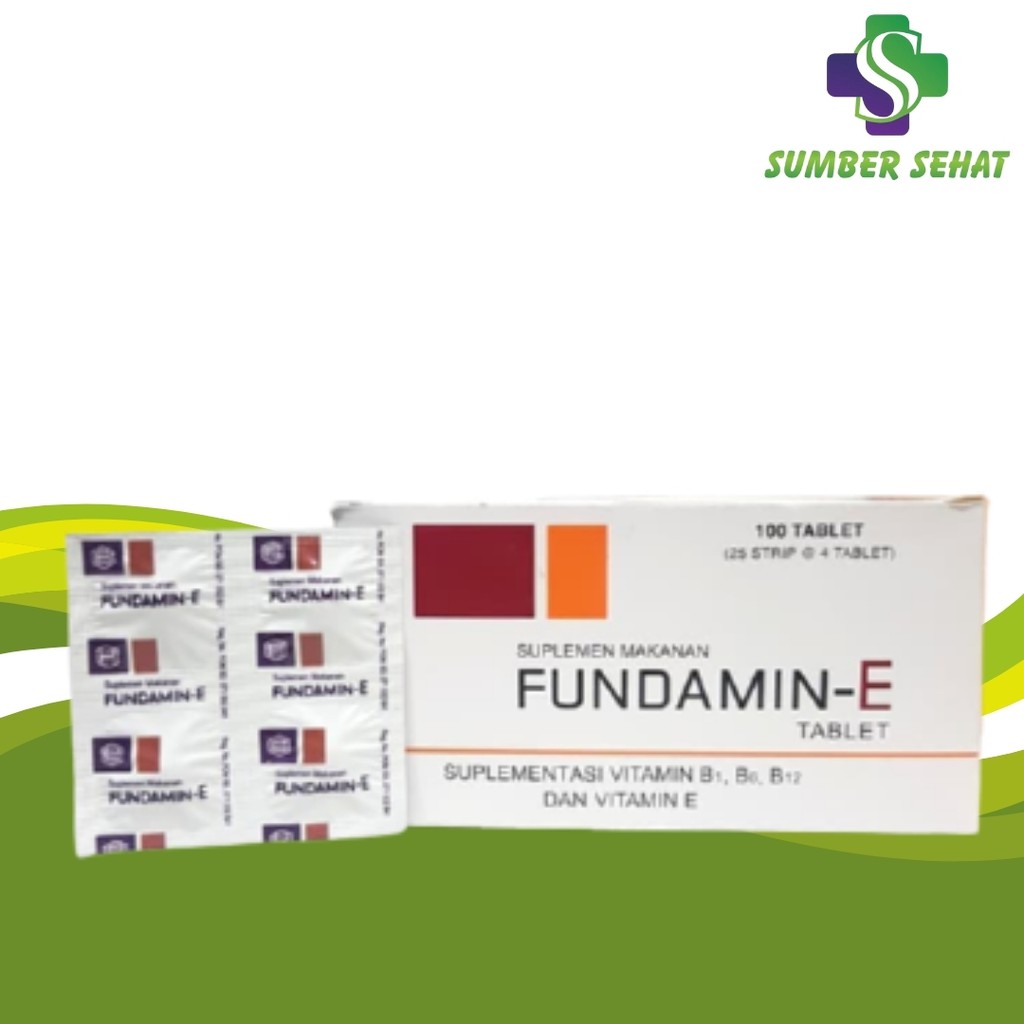 FUNDAMIN E TAB STRIP 4 TABLET