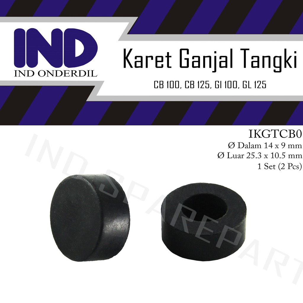 Karet Ganjel-Ganjal-Ganjelan Tangki-Tank-Teng CB100/CB125/CB 125-100