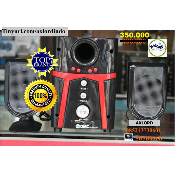 Produk terbaru dari kami Speaker Bluetooth GMC 888D3 Mega Bass Silahkan Diorder