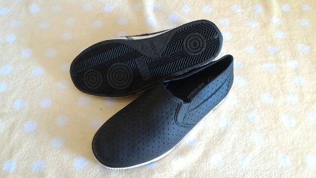 Nikko 8120 38-43 - Sepatu Slip On Laki Hitam Murah