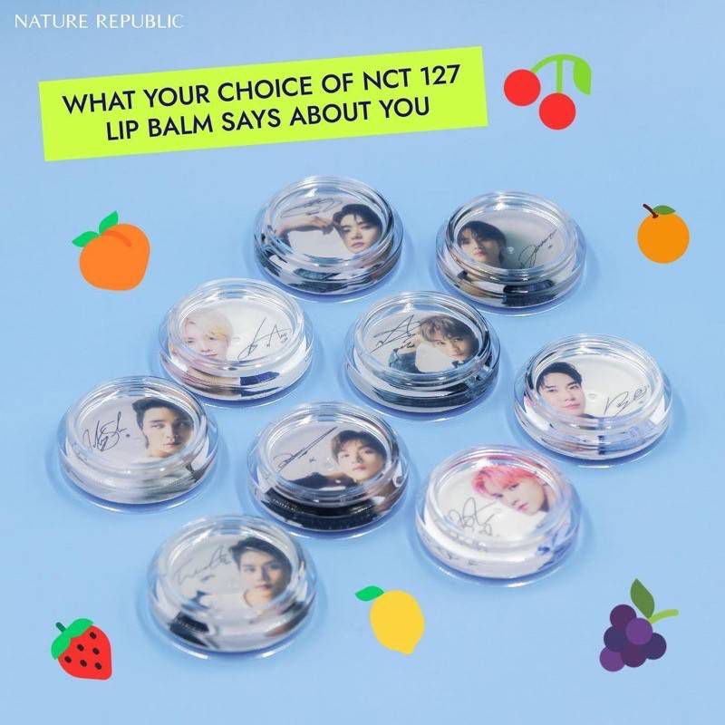 READY STOCK LIPBALM NATURE REPUBLIC X NCT 127