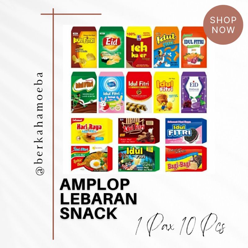 

Amplop Lebaran Snack / Amplop Lebaran Unik