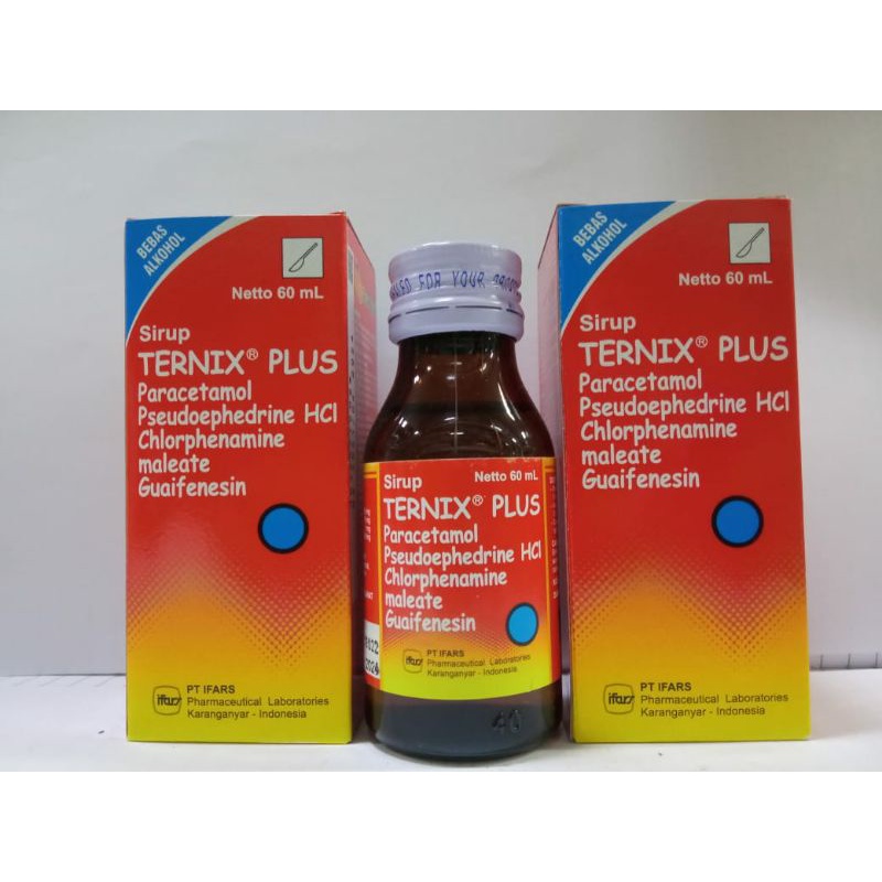 Ternix Plus Syrup 60ml (Merah)