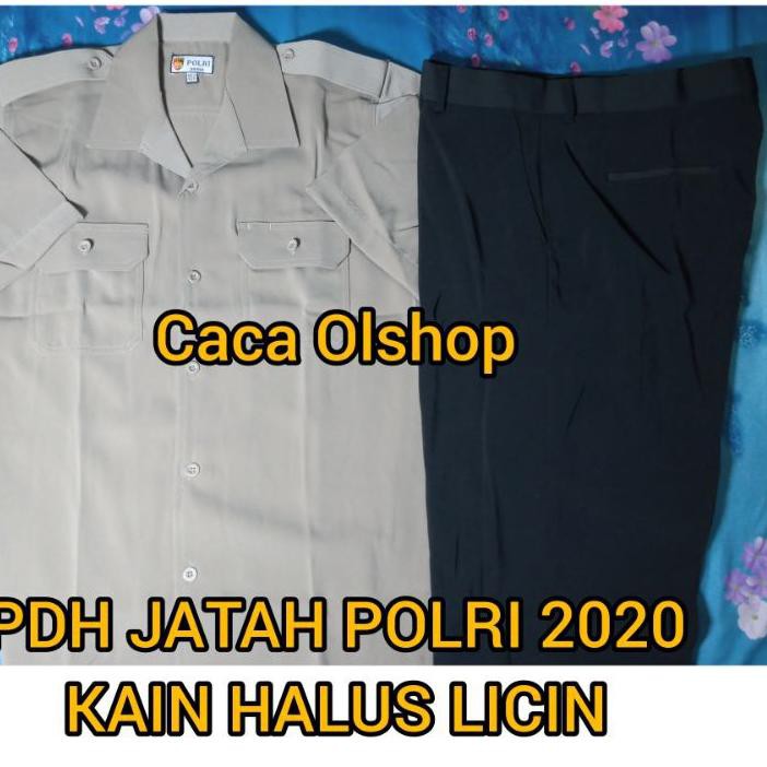 Ready Stock 1 STEL BAJU PDH JATAH POLRI 2020 KAIN HALUS LICIN