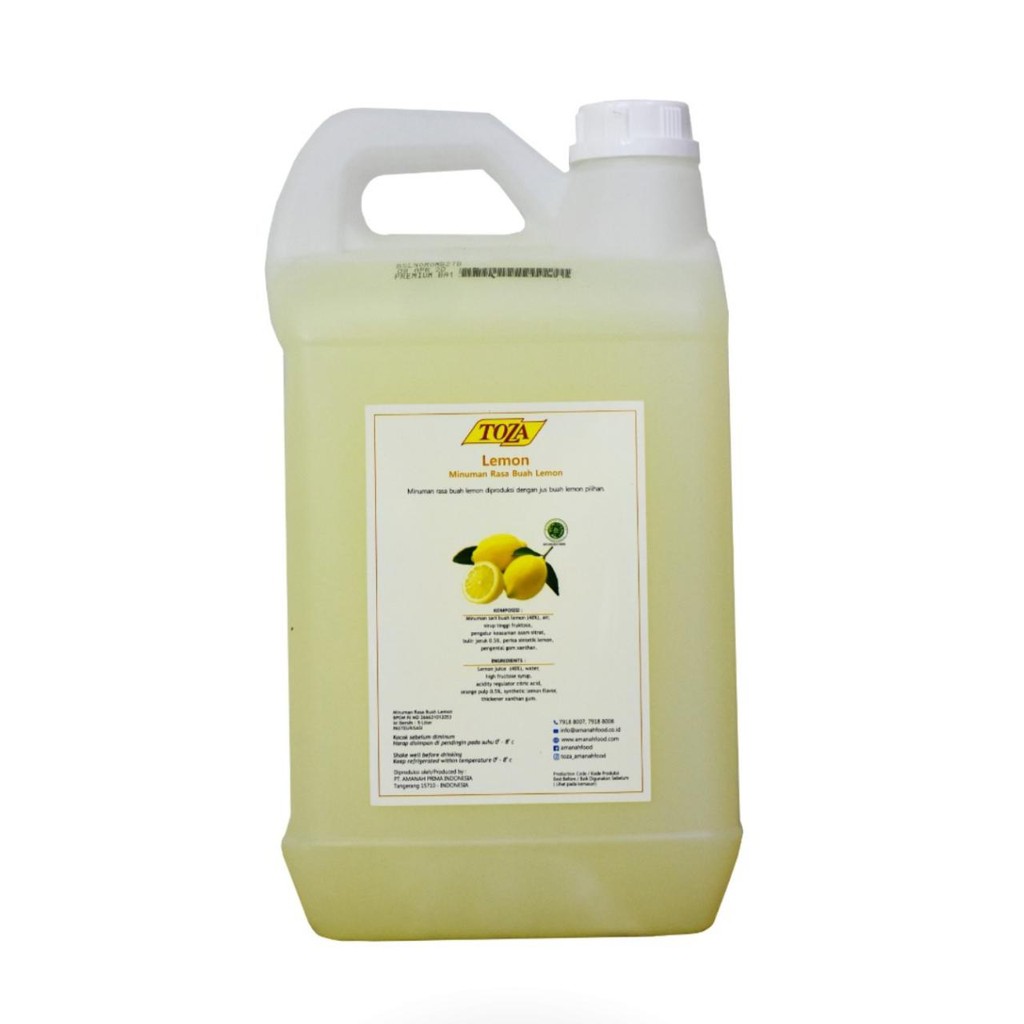 

TOZA JUICE rasa LEMON uk 5 LIter