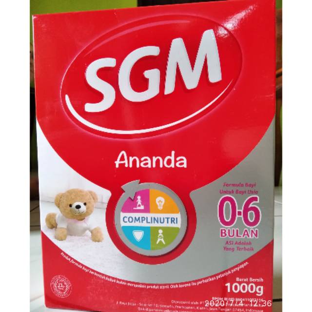 Susu SGM Ananda