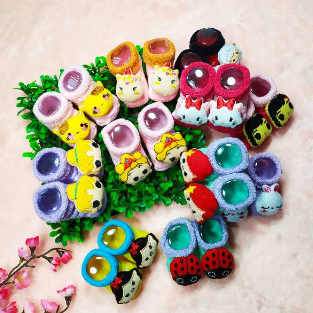 Kaos Kaki Baby Size 0-6bulan / Kaos Kaki Anak Bayi Boneka 3d Sni