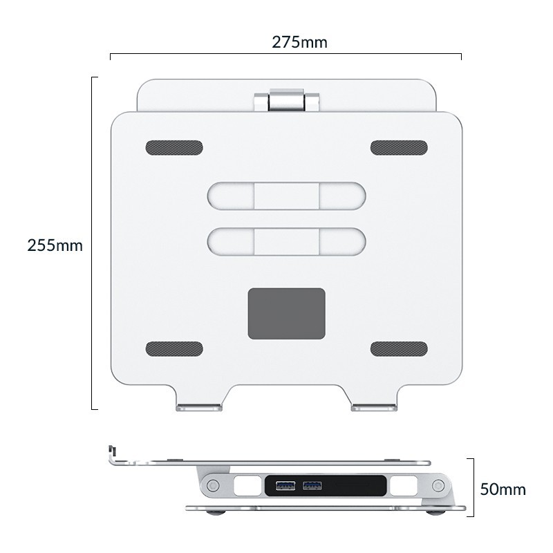 Laptop macbook stand holder orico aluminium adjustable portable with Sd card usb 3.0 hub lst 2as