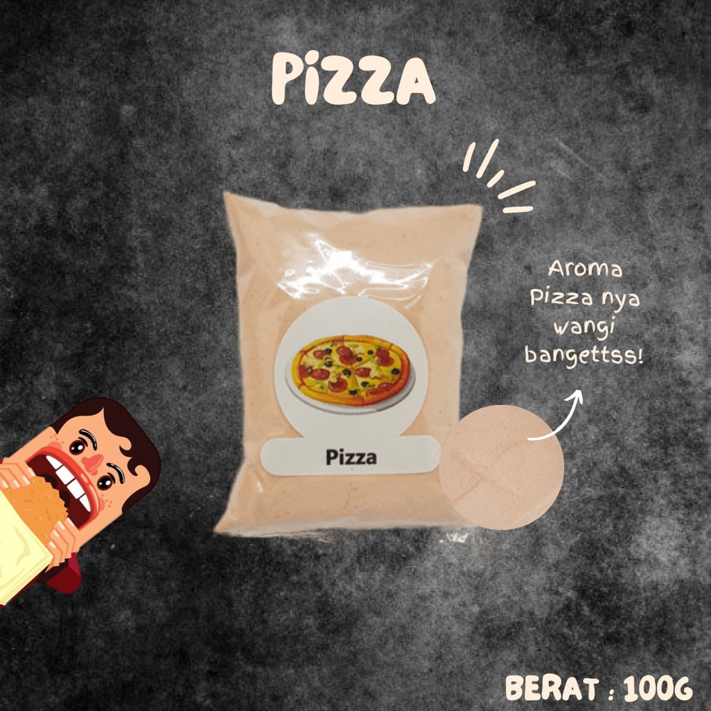 BUMBU TABUR RASA PIZZA PREMIUM 100G -  SEASONING POWDER TABURAN KENTANG KERIPIK AYAM JAMUR KRISPI