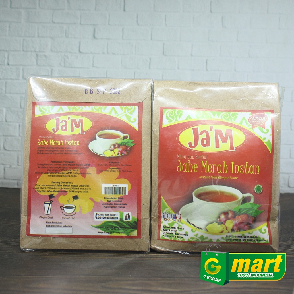 

JA'M Jahe Merah Instan 1 Pack