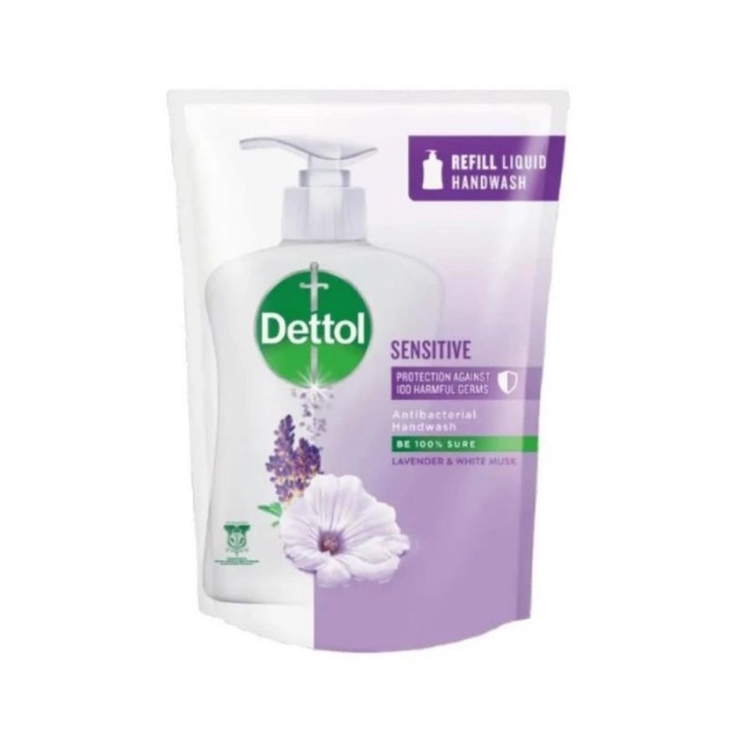 DETTOL REFFIL HAND WASH SABUN CUCI TANGAN SENSITIVE 200ML