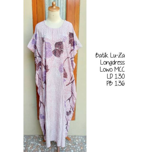 Batik Luza Lu-Za Daster Longdress Lowo Kelelawar MCC