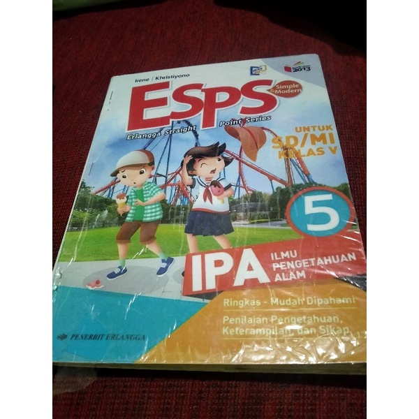 Buku ESPS IPA 5 Penerbit Erlangga Second