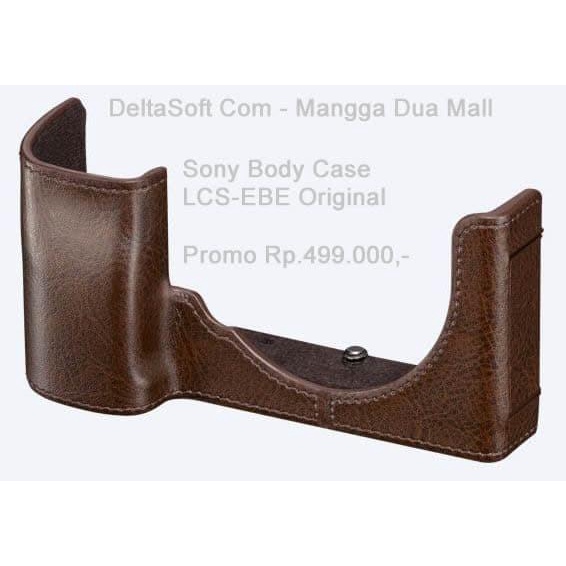SONY Body Case LCS-EBE for Alpha A6000, A6300 - Cokelat Tua