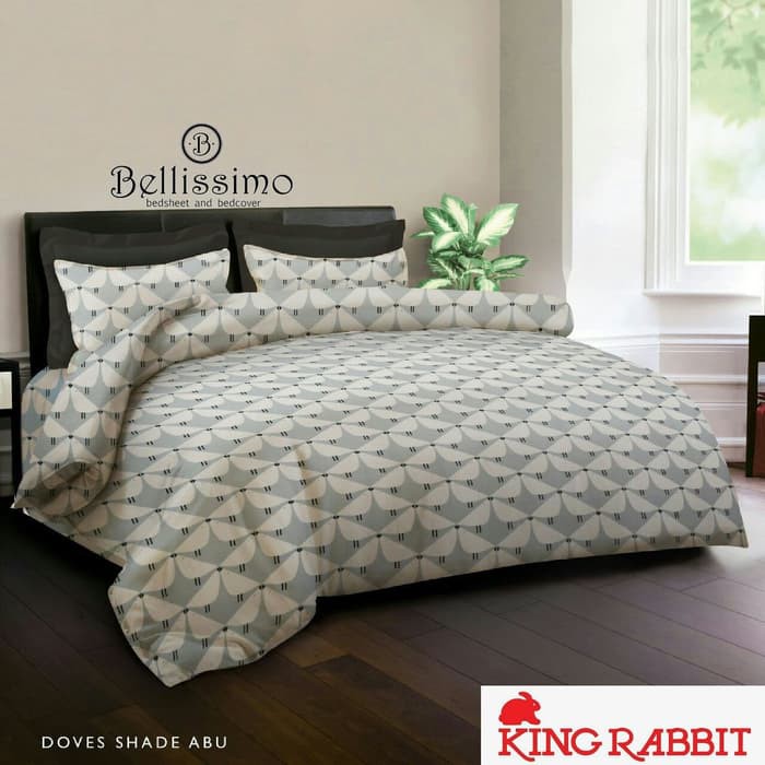 Sprei King Rabbit Uk  160 180   Doves Shades Abu