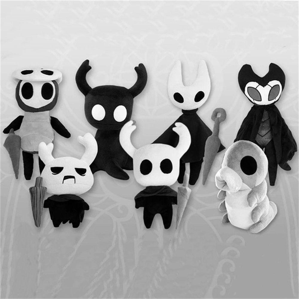 Lanfy Hollow Knight Mainan Mewah Mainan Boneka Anak Bayi Hadiah Natal Boneka Figure Mainan Untuk Anak Rumah Mainan Lembut Hantu Boneka Plush