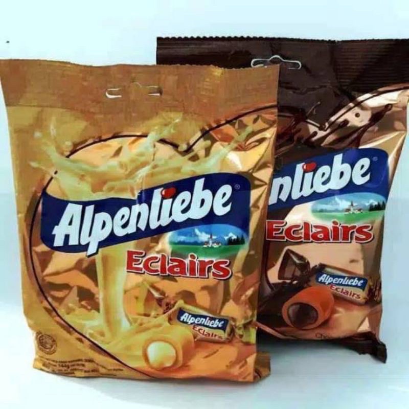 

Permen Alpenliebe Eclairs Chocolate White isi 40 butir / Alpenliebe Eclair Coklat Putih