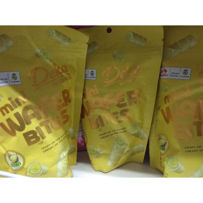 

Deka Mini Wafer Bites Rolla Durian 80 Gram