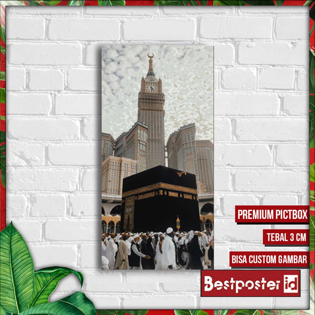 Poster Dinding KAKBAH Pop Art ISLAMI 0206