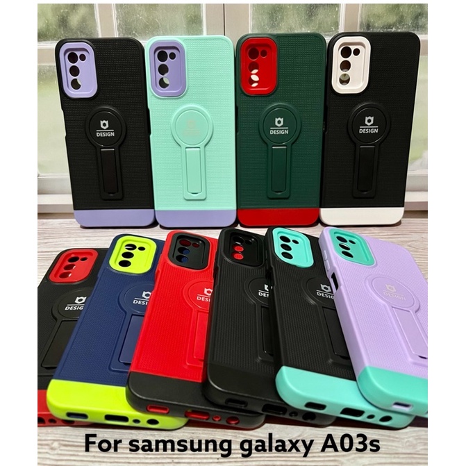 Case Samsung Galaxy A03s / Casing Samsung Galaxy A03s Casing Standing Soft Case Pelindung Kamera
