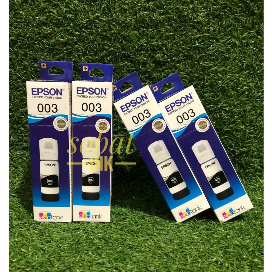 Tinta Epson 003 black (isi 4) For Printer L5190 L3150 L3110 L1110 L3100 L3100-CARTRIDGE PRINTER