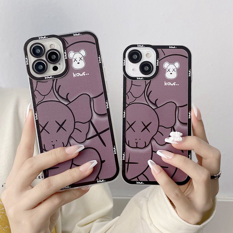 Violent Bear Soft Case iP iPhone 11 12 13 Pro Max 6 6S 7 8 + Plus X XR SE 2020 XS Max Casing