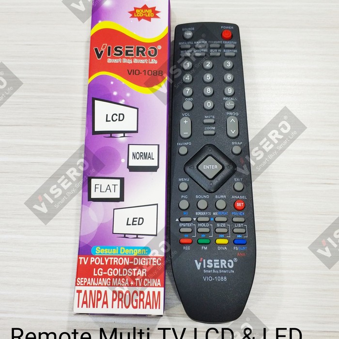 Remot / Remote Multi TV / LCD / LED Polytron Visero (VIO-1088)