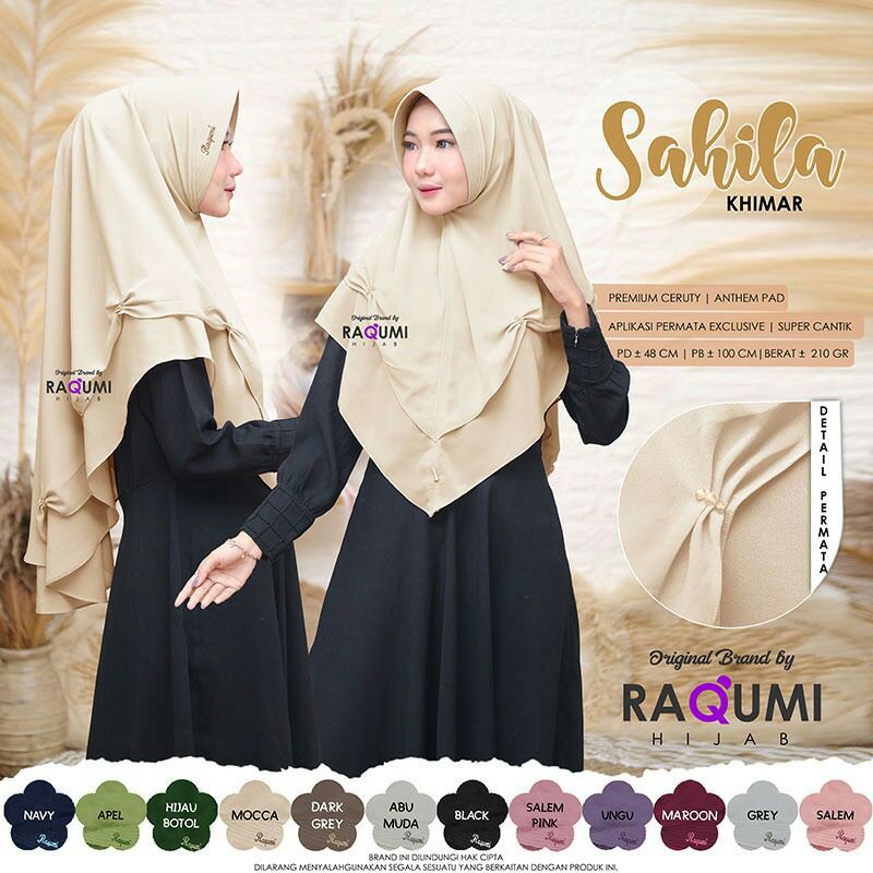 SAHILA KHIMAR RAQUMI HIJAB