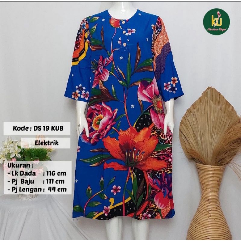 DASTER KENCANA UNGU MODEL 19 LABEL BIRU