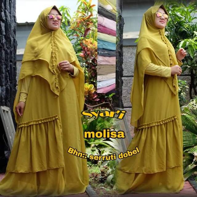 Gamis ceruty lime
