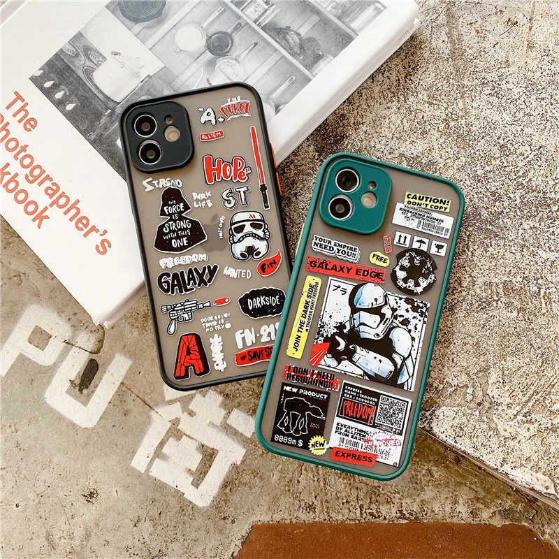 Hard case Desain Star Wars Untuk iPhone 13 Pro Max 12 11 Pro 8 7 6s Plus X XR XS Max