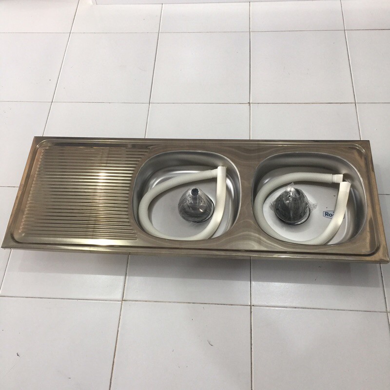 BAK CUCI PIRING / WASTAFEL DUA LUBANG + SATU MEJA ROYAL SB-22