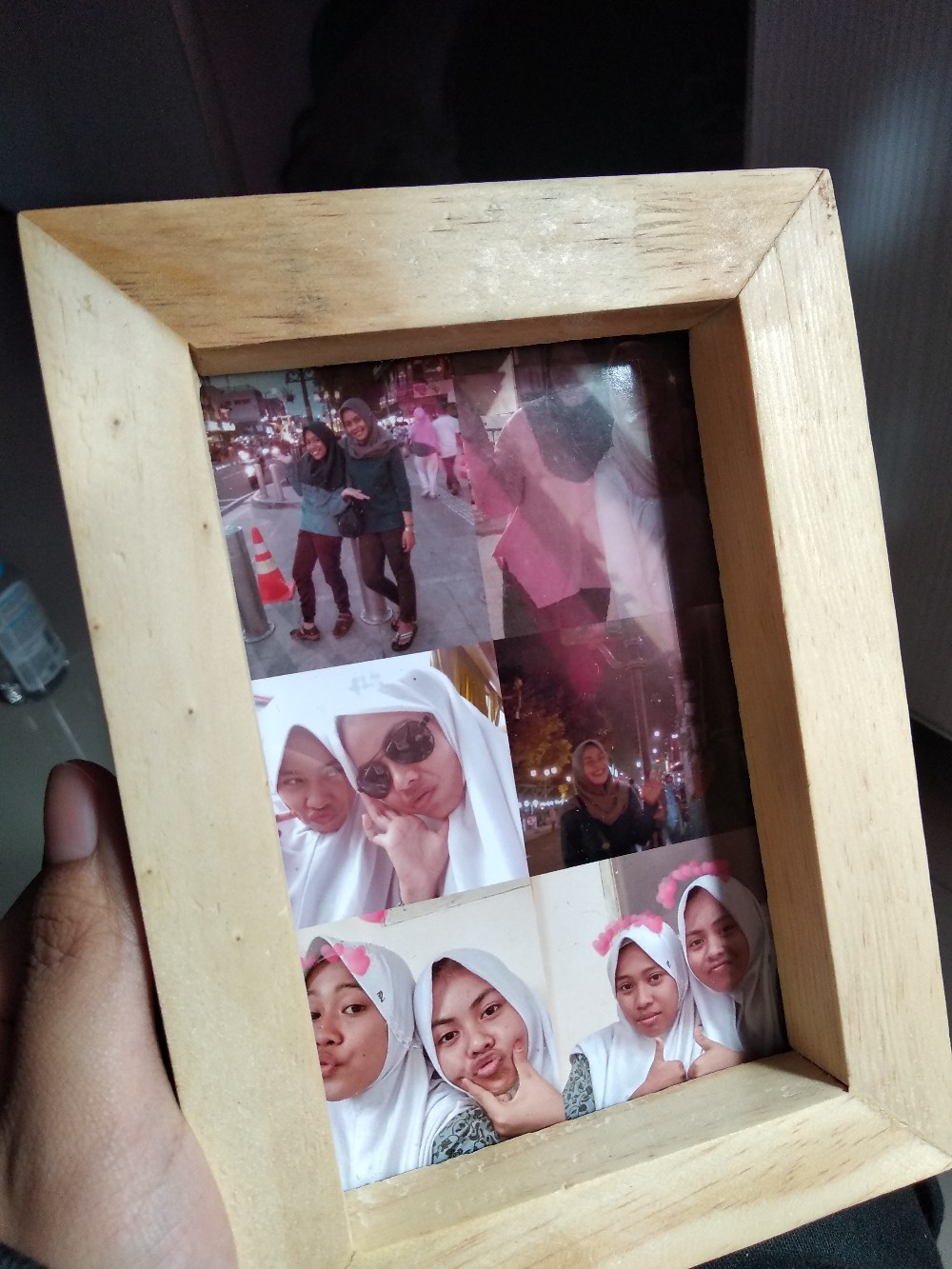 Bingkai Foto Frame Foto Pigura Foto Kayu Jati Belanda 4r 10x15 Cm Rustic