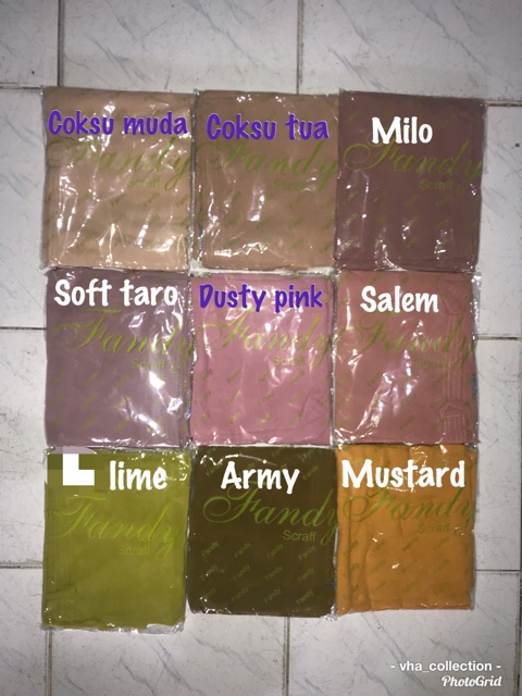 FANDY | Hijab Instan AUREL SYIRIA tali 2layer ceruty
