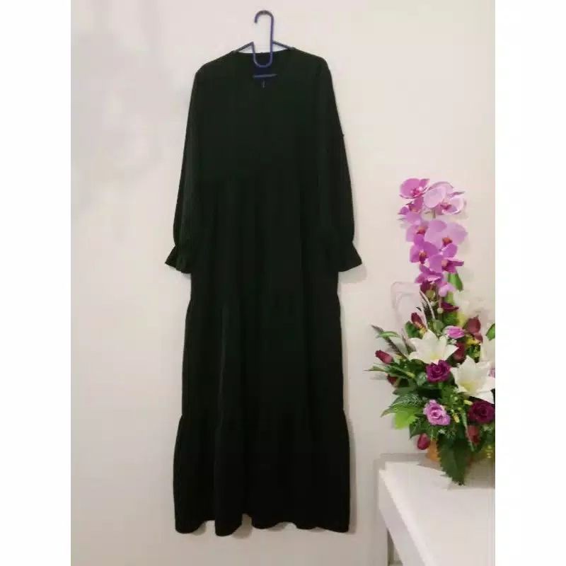 gamis jetblack Preloved