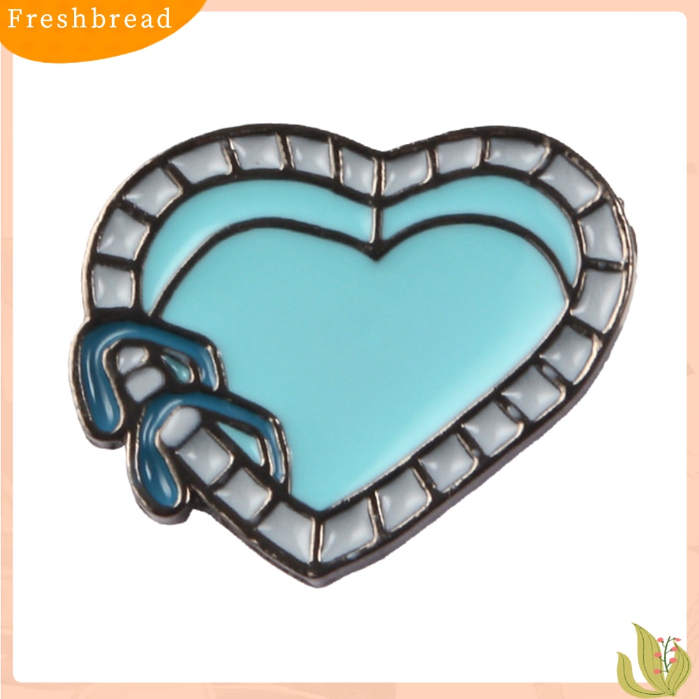 [ TERLARIS]Fishbowl Boat Heart Brooch Pin Denim Jacket Collar Backpack Badge Jewelry Gift