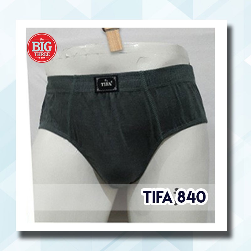 TIFA Celana Dalam pria - CD TIFA 840 - bahan katun SIZE M L XL murah nyaman classic - thebig3