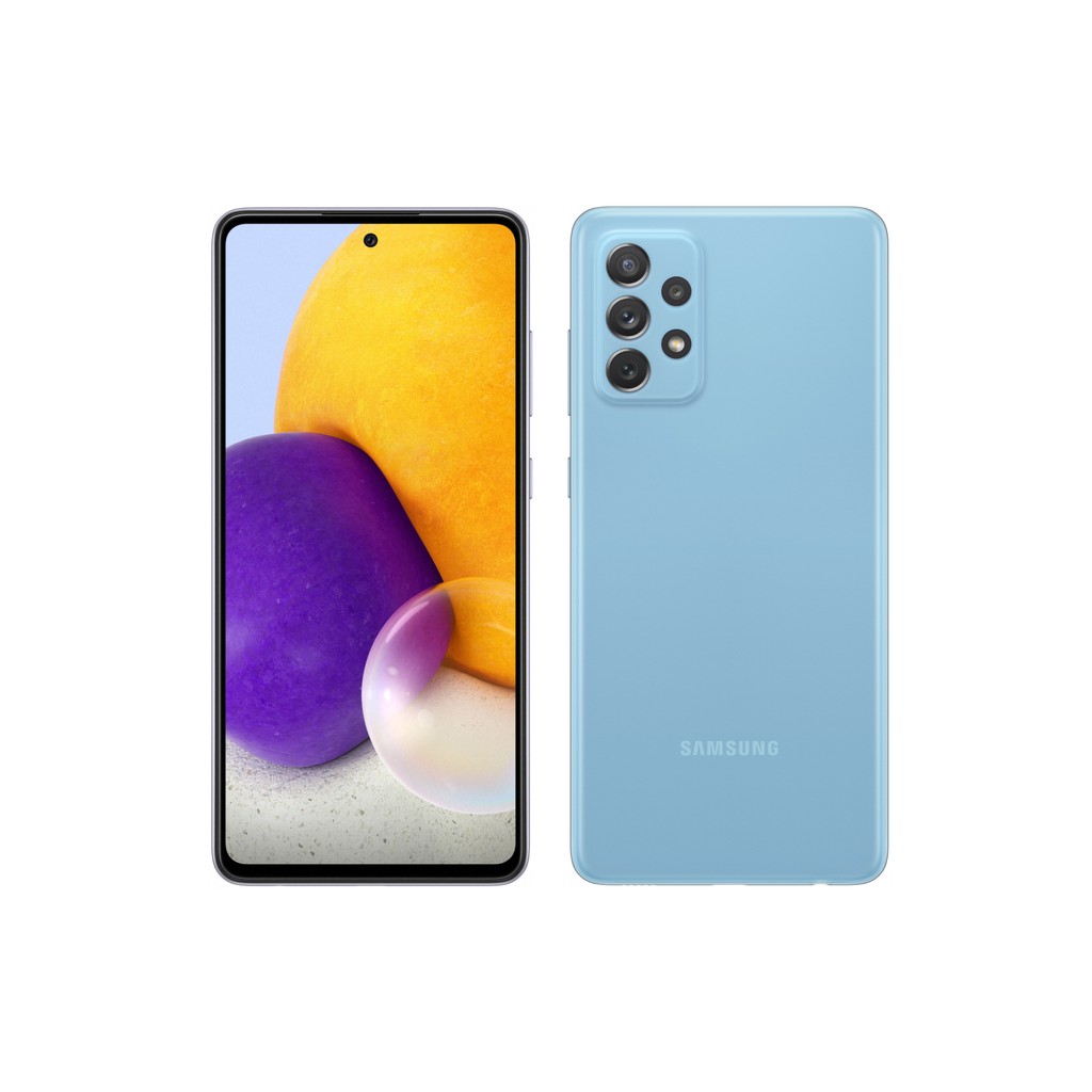 Samsung Galaxy A72 8/128 8/256 GB Kamera 4K RAM 8 ROM 128 256 Snapdragon 720G HP Amoled - Resmi SEIN-Blue