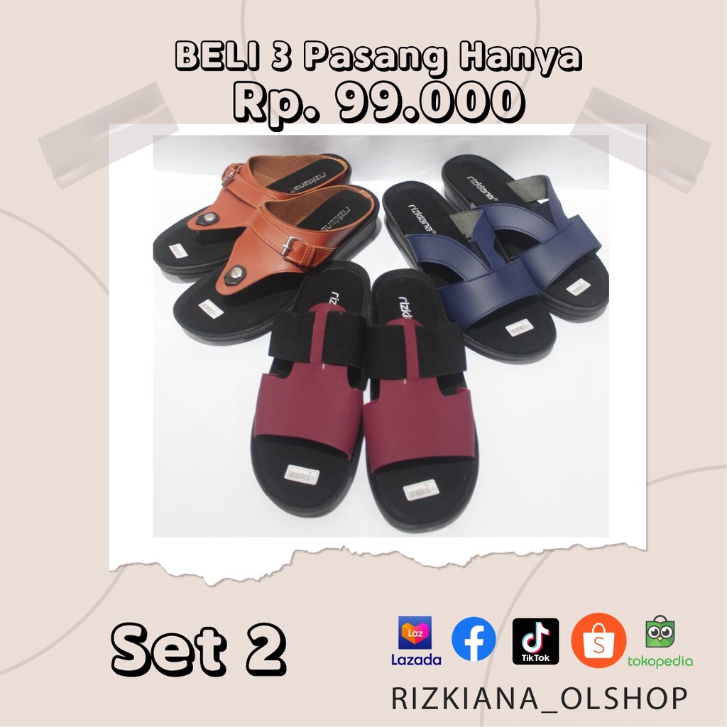PROMO SANDAL BELI 2 dapat 3