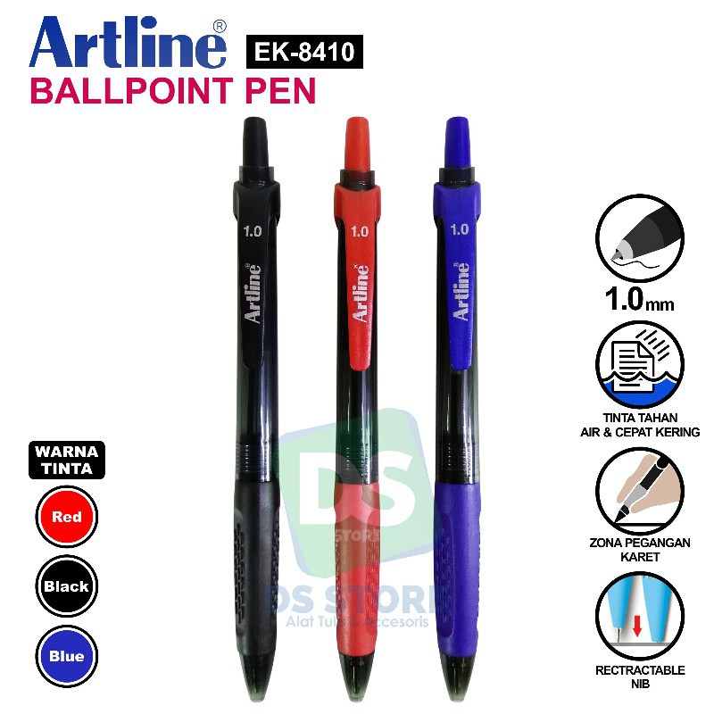 

Bolpen / Pen / Ballpoint Clik EK-8410 1.0 mm ARTLINE
